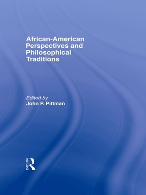 cover image of African-American Perspectives and Philosophical Traditions